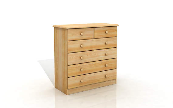 Komoda z drewna sosnowego Ejmil  2plus 4