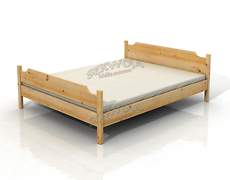 Sykomora łóżko sosnowe 90x200 pod materac