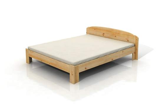 Zahariasz łóżko sosnowe 160x200 pod materac