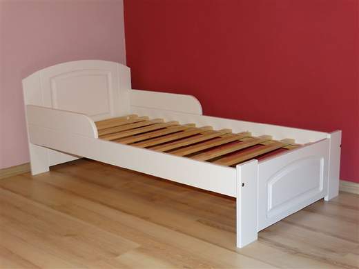Bogna łóżko sosnowe dla dzieci 80x160, z materacem kokosowym