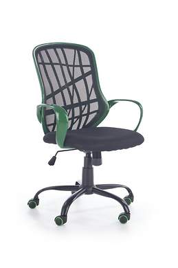 DESSERT fotel pracowniczny zielono - czarny