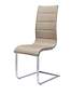 K104 krzesło beżowy/biały tkanina