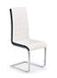 K132 krzesło biało-czarny