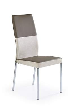 K173 krzesło beżowo-jasny brąz