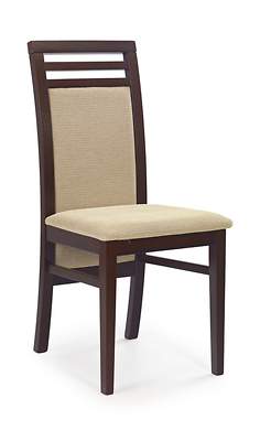 SYLWEK4 krzesło ciemny orzech /tap: Torent Beige
