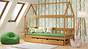 SZUWAREK domek dla dzieci 90x190 cm z drewna sosnowego z funkcją spania i zabawy
