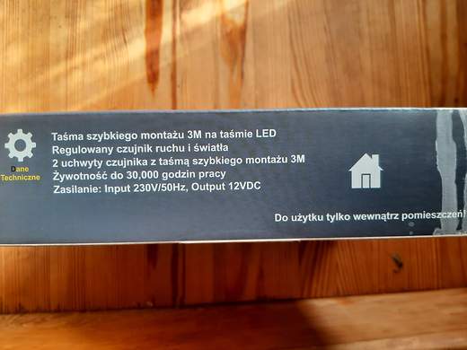 LED - oświetlenie pod łóżka na czujke ruchu