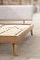 Lotar łoże zbudowane z litego drewna bukowego 180x200 cm, impregnacja szlachetnym woskiem