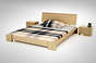 Uganda niskie łóżko z drewna bukowego, rozmiar 120x200