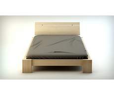Uganda wysokie łóżko z drewna bukowego, rozmiar 120x200