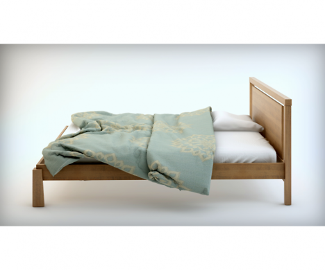 Rose łóżko drewniane bukowe 140x200