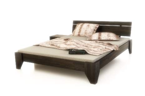 Hanoy wysokie łóżko z drewna bukowego, rozmiar 140x200