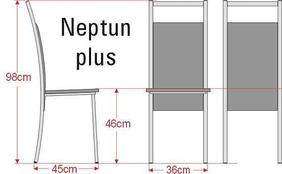 Krzesło Neptun Plus tapicerowane