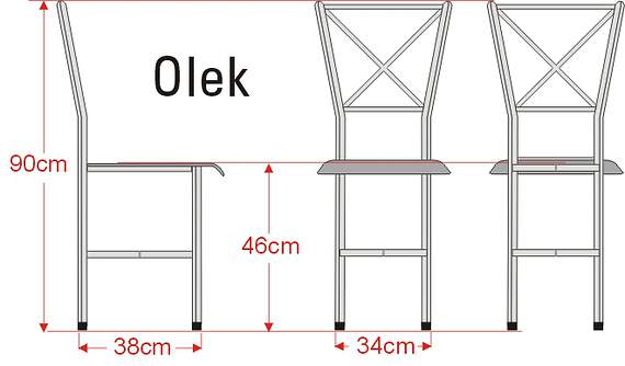 Krzesło Olek ze sklejki