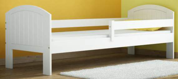 Mikel zielony - łóżko sosnowe dla dzieci 80x160 z materacem piankowym