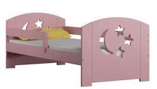 Merdok różowy - łóżko sosnowe dla dzieci 80x160